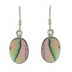 KrishnaCrafts dangling earring with oval  mother-of-paul